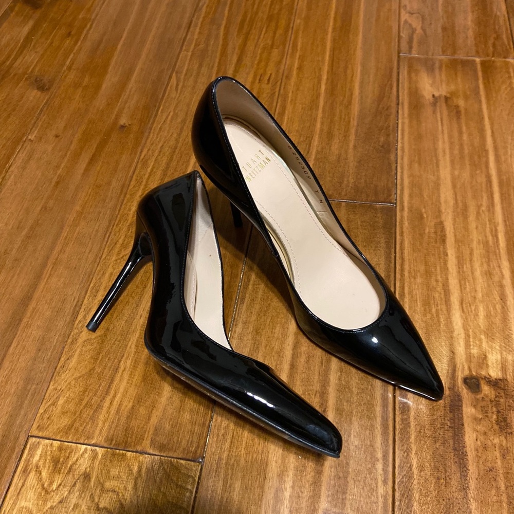 Stuart Weitzman patent leather pumps
